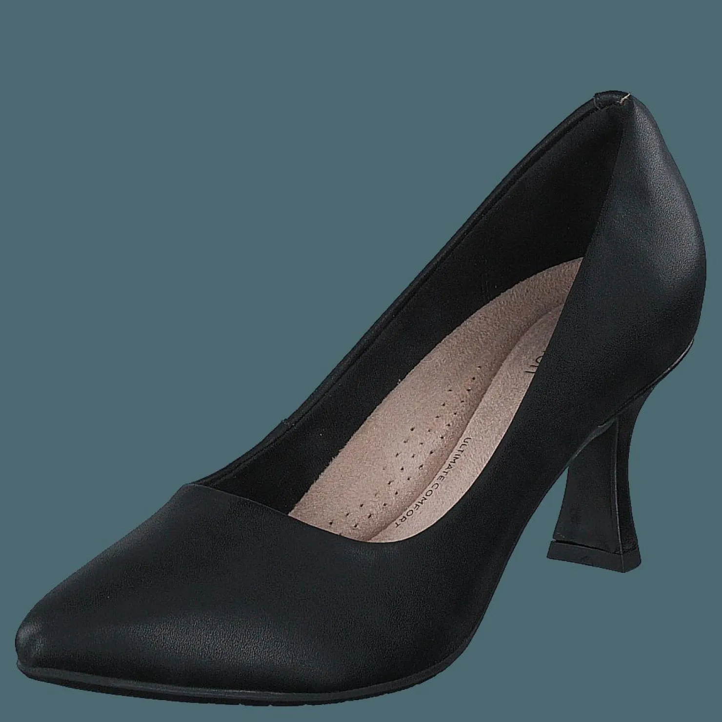 Clarks Kataleyna Gem Black Leather Svart Discount