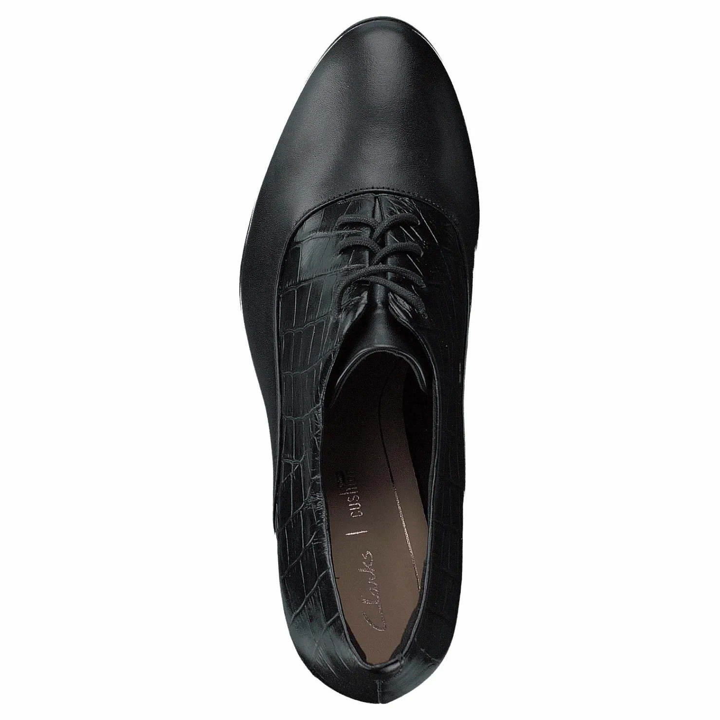 Clarks Kaylin Ida Black Combi Grå Clearance