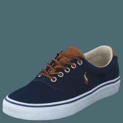 Polo Ralph Lauren Keaton Canvas Sneaker Newport Navy / Multi PP Blå Outlet