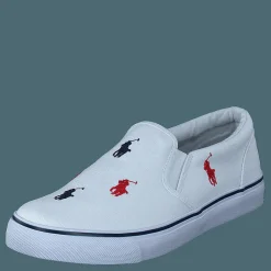 Ralph Lauren Junior Keaton Slipon White/ Navy, Red Vit Discount