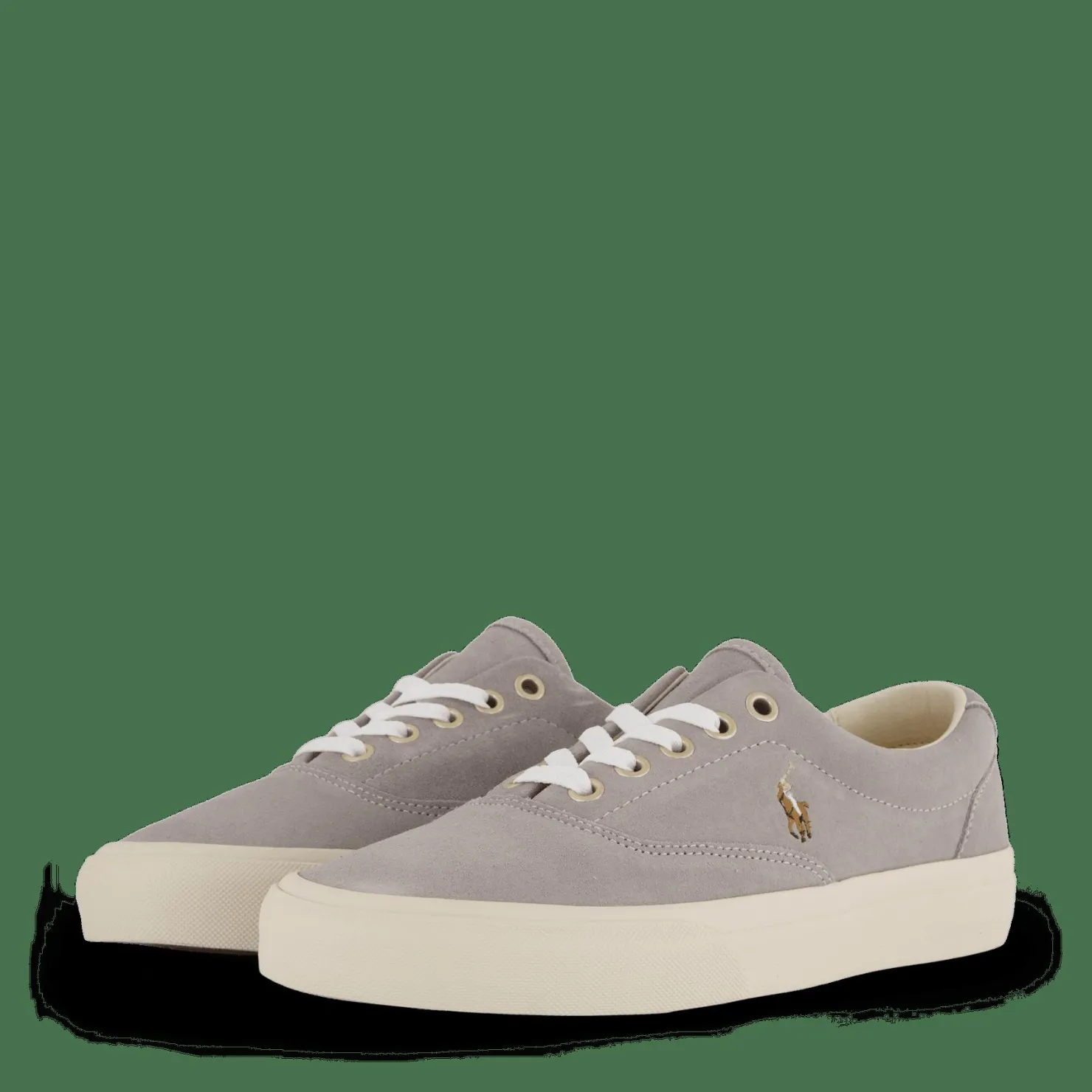 Polo Ralph Lauren Keaton-pony-sneakers-low Top L Soft Grey Grå New