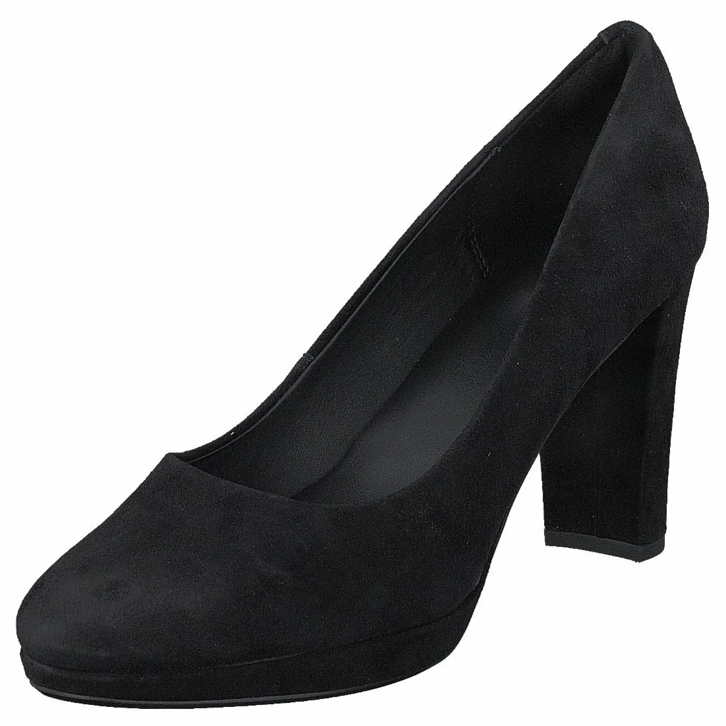 Clarks Kendra Sienna Black Suede Svart New