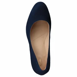 Clarks Kendra Sienna Navy Suede Blå