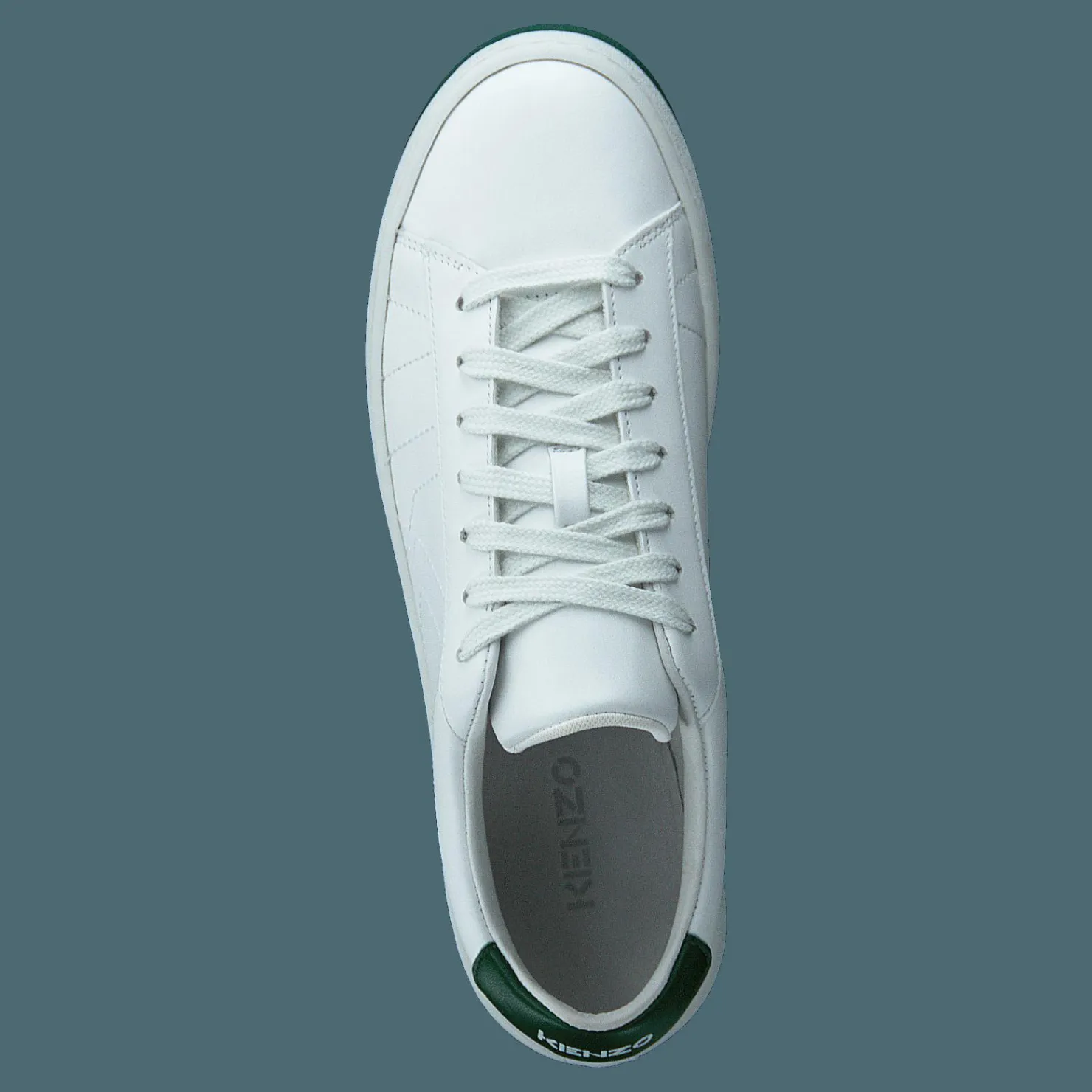 Kenzo K-logo Lace Up Sneaker Bottle Green Vit och Grön Hot