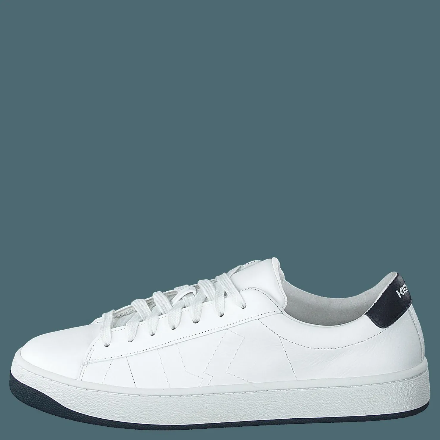 Kenzo K-logo Lace Up Sneaker Navy Blue Vit Discount