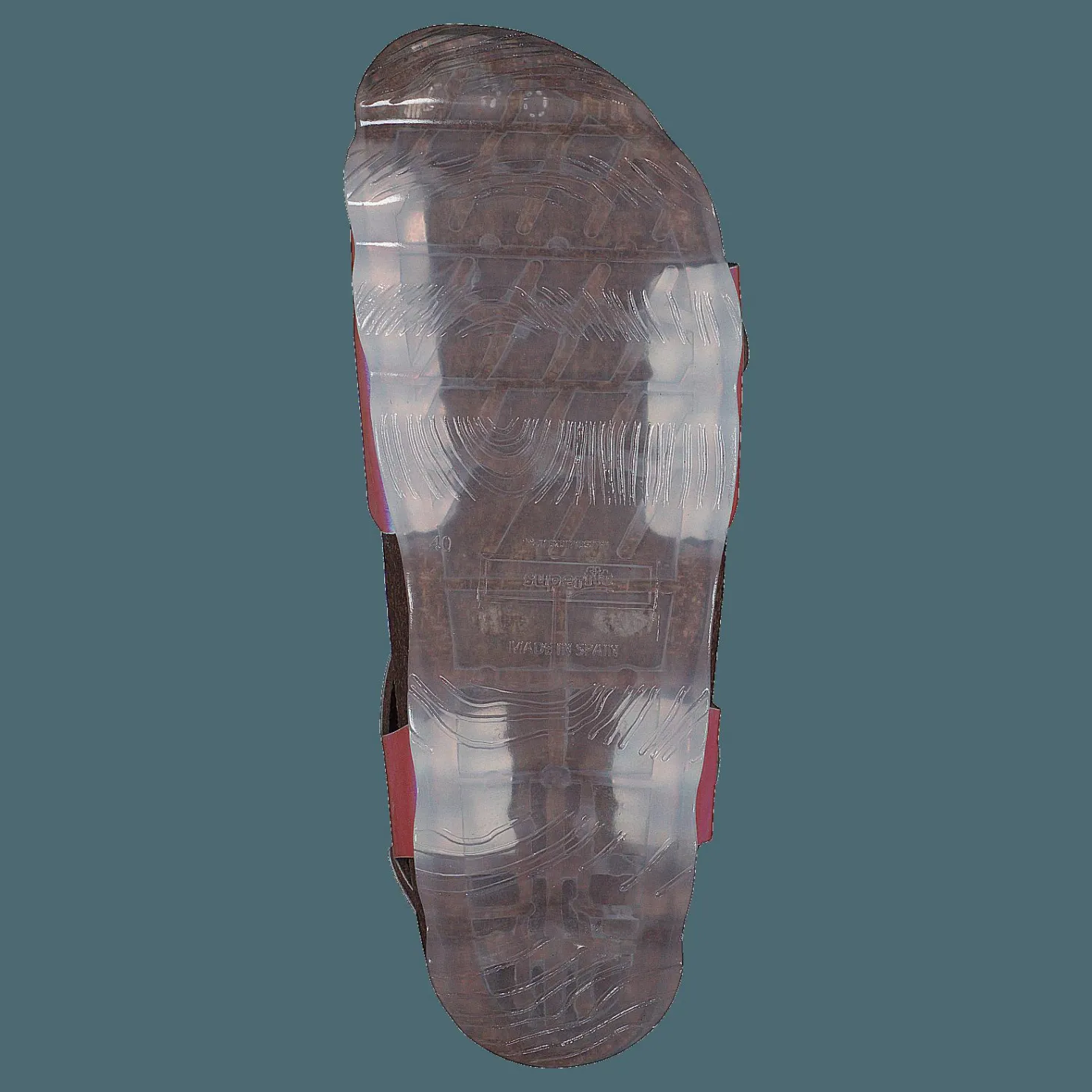 Superfit Korkis Wave Sandal Irisierend Turkos och Brun Discount
