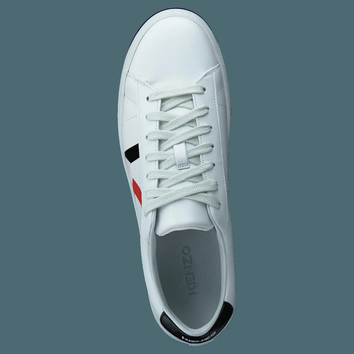 Kenzo Kourt Lace Up Sneakers Medium Red Blå