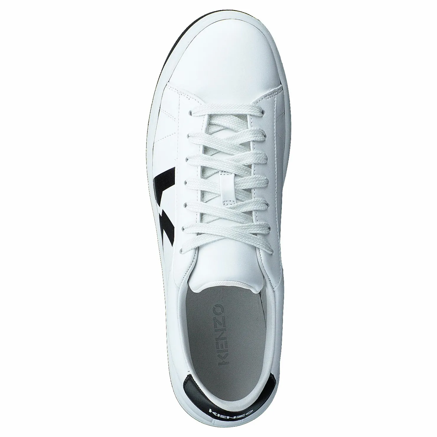 Kenzo Kourt Lace Up Sneakers White Vit