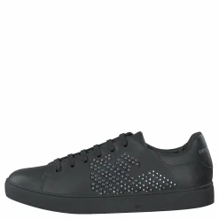 Emporio Armani Lace Up Sneaker B168 Black+silver Silver och Svart Sale
