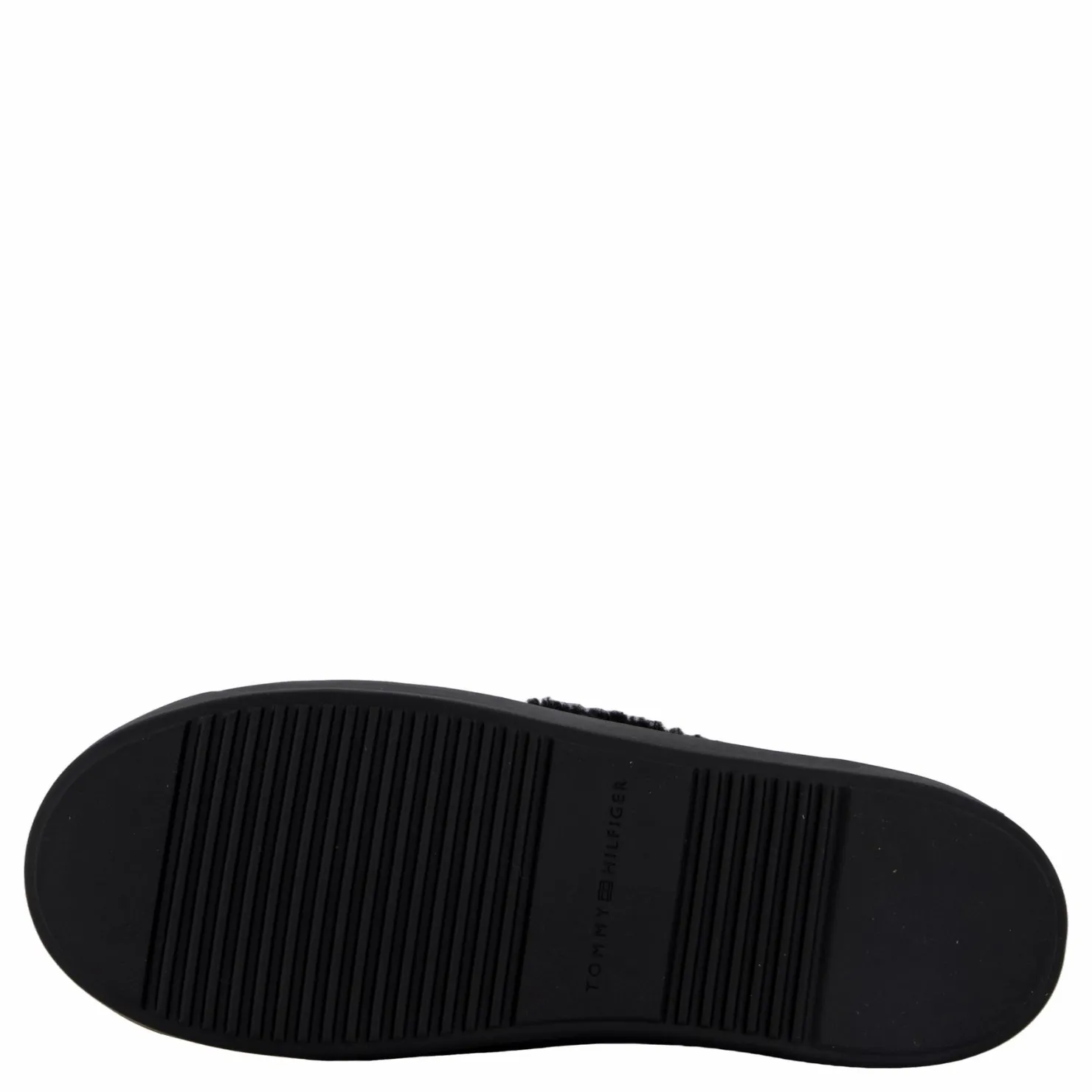 Tommy Hilfiger Lace-up Faux Shearling Snowboo Black Svart Clearance