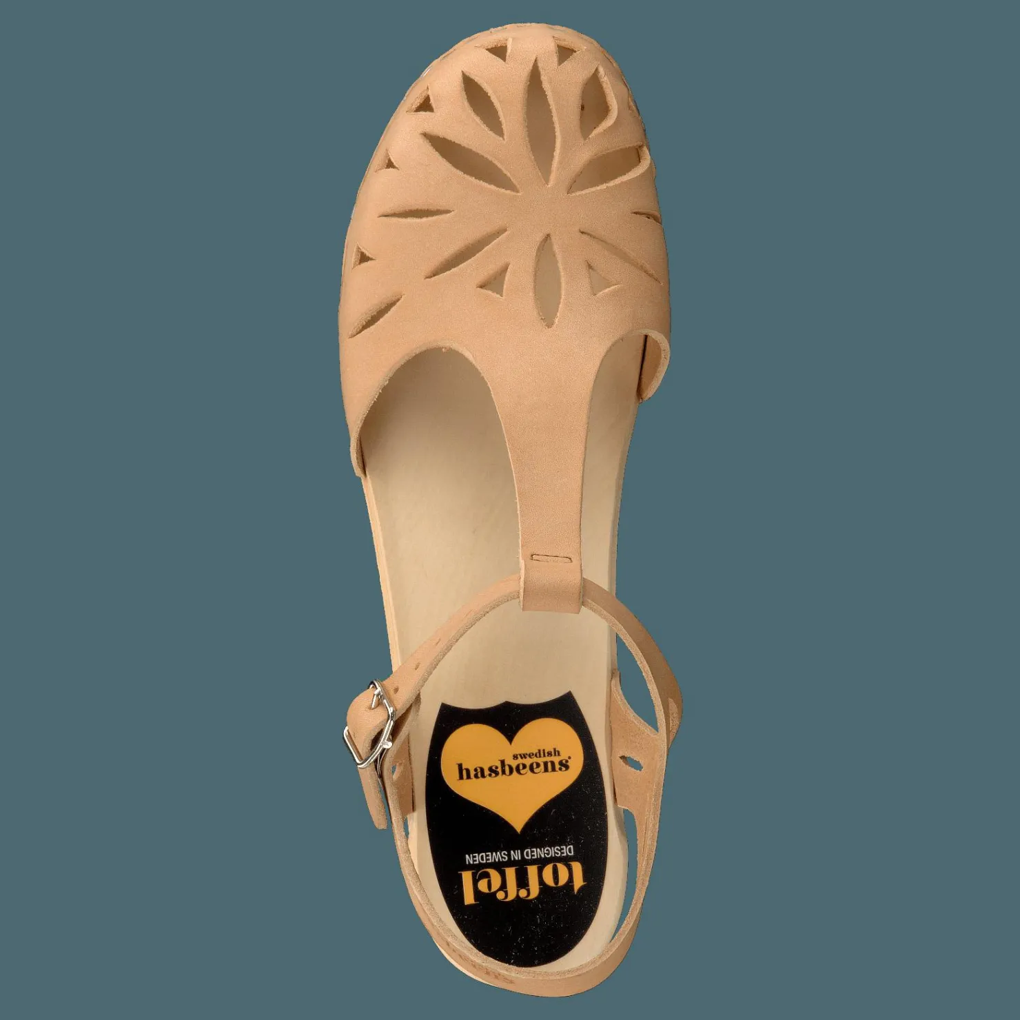 Swedish Hasbeens Lacy sandal nature Beige Sale