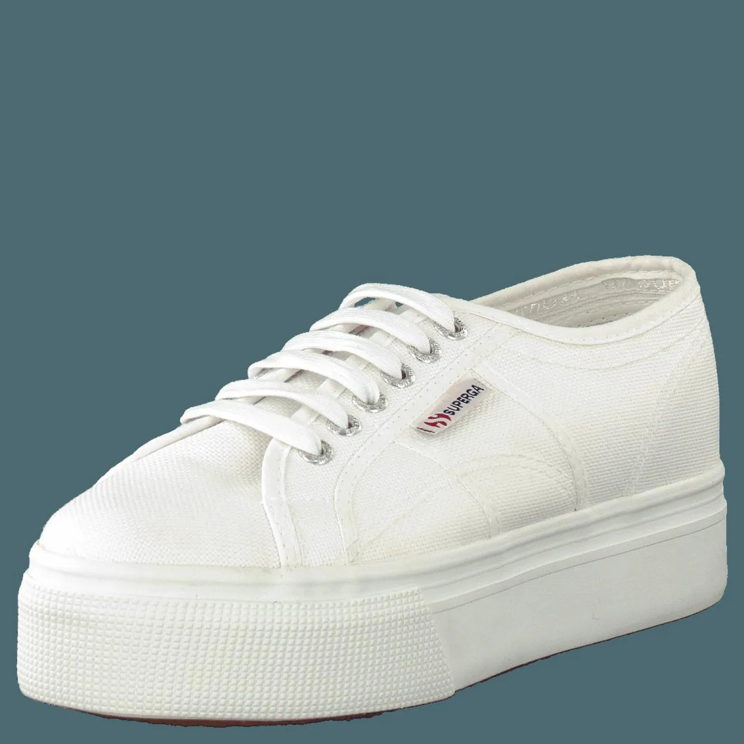 Superga Lady 2790-Cotw Linea and Down 901 white Vit Best