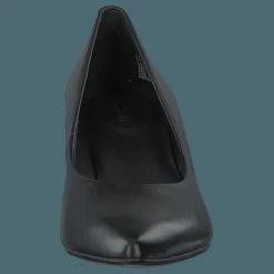 Clarks Laina55 Court2 Black Leather Svart New