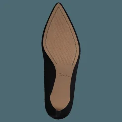 Clarks Laina55 Court2 Black Leather Svart New