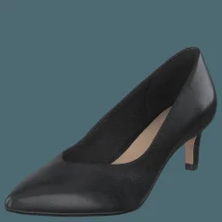 Clarks Laina55 Court Black Leather Svart