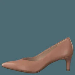 Clarks Laina55 Court Pralin Leather Röd Sale