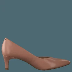 Clarks Laina55 Court Pralin Leather Röd Sale