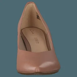 Clarks Laina55 Court Pralin Leather Röd Sale
