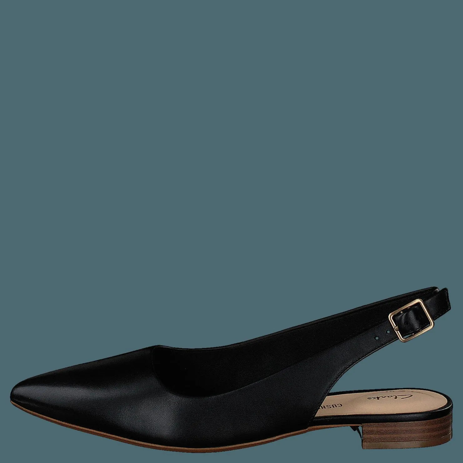 Clarks Laina15 Sling Black Leather Svart