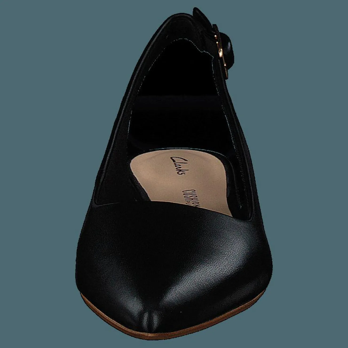 Clarks Laina15 Sling Black Leather Svart