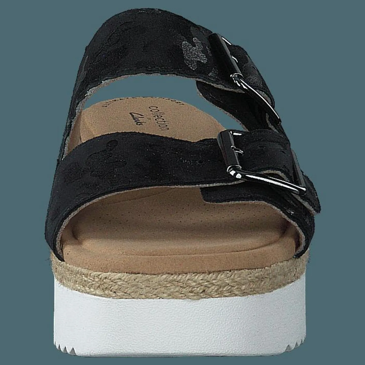 Clarks Lana Beach Black Interest Brun och Svart Best
