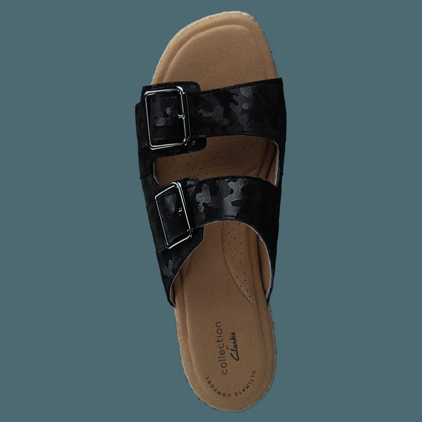 Clarks Lana Beach Black Interest Brun och Svart Best