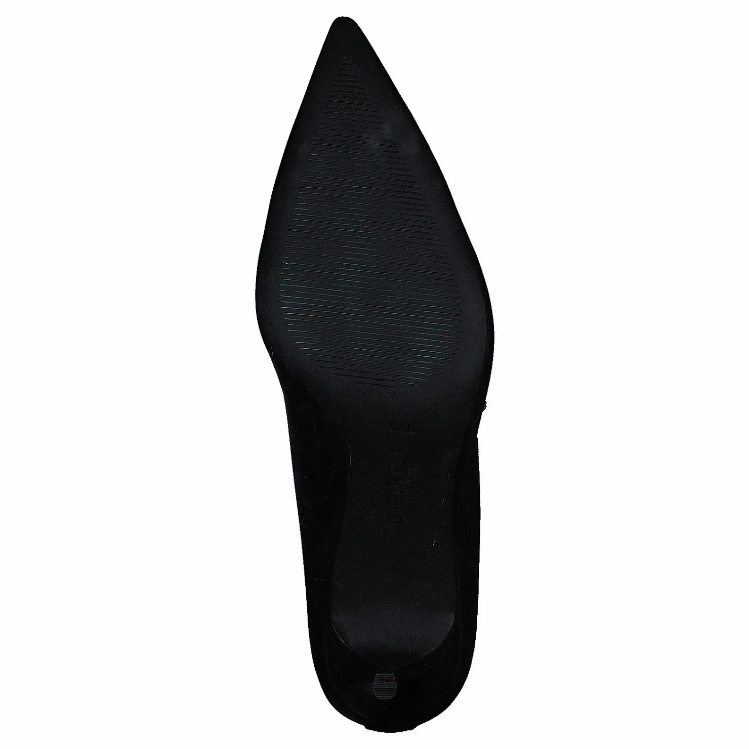 Lauren Ralph Lauren Lanette Leather Pump Black Grå New