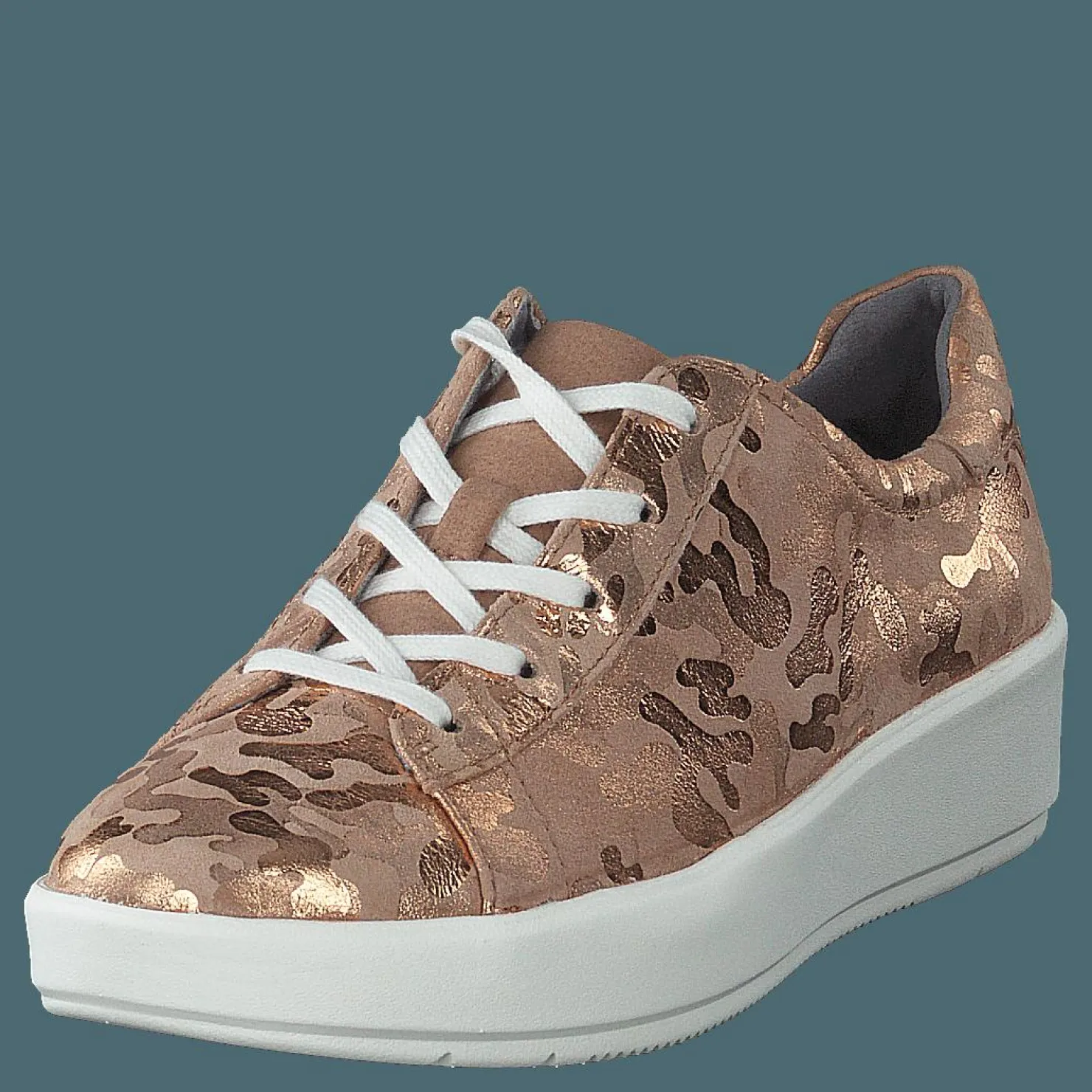 Clarks Layton Pace Rose Gold Guld och Metallisk Online
