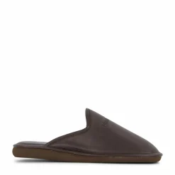 Hush Puppies Leather Slipper Brown Brun Best
