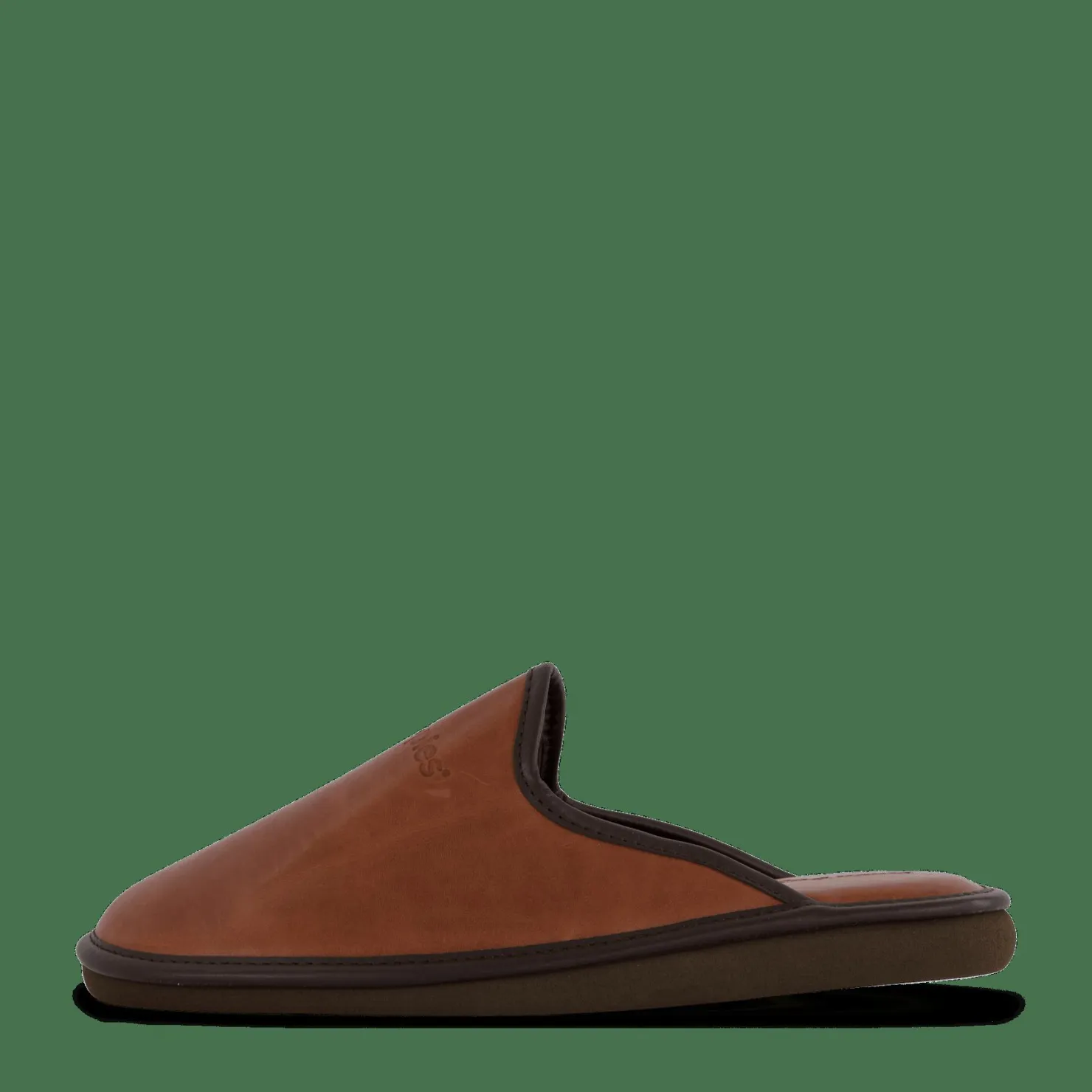 Hush Puppies Leather Slipper Cognac Brun Online