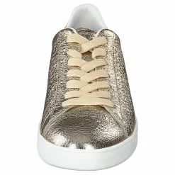 Tod's Leather Sneakers Oro Beige och Brun Hot