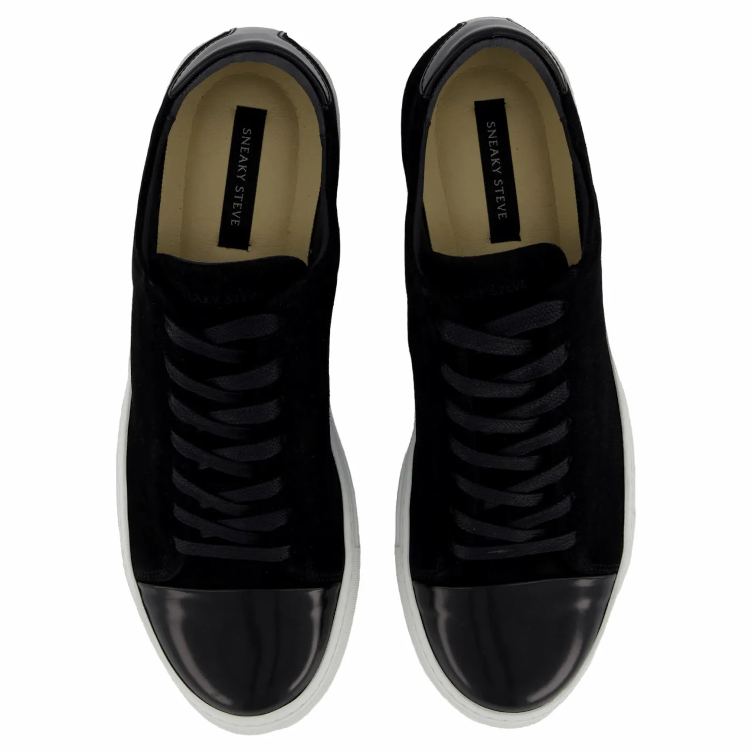 Sneaky Steve Lescape Suede Shiny Black Svart Online