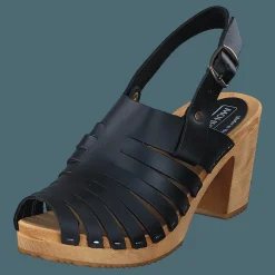 Mohedatoffeln Linda Pull Up Black Svart Discount