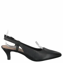 Clarks Linvale Loop Black Leather Svart Clearance
