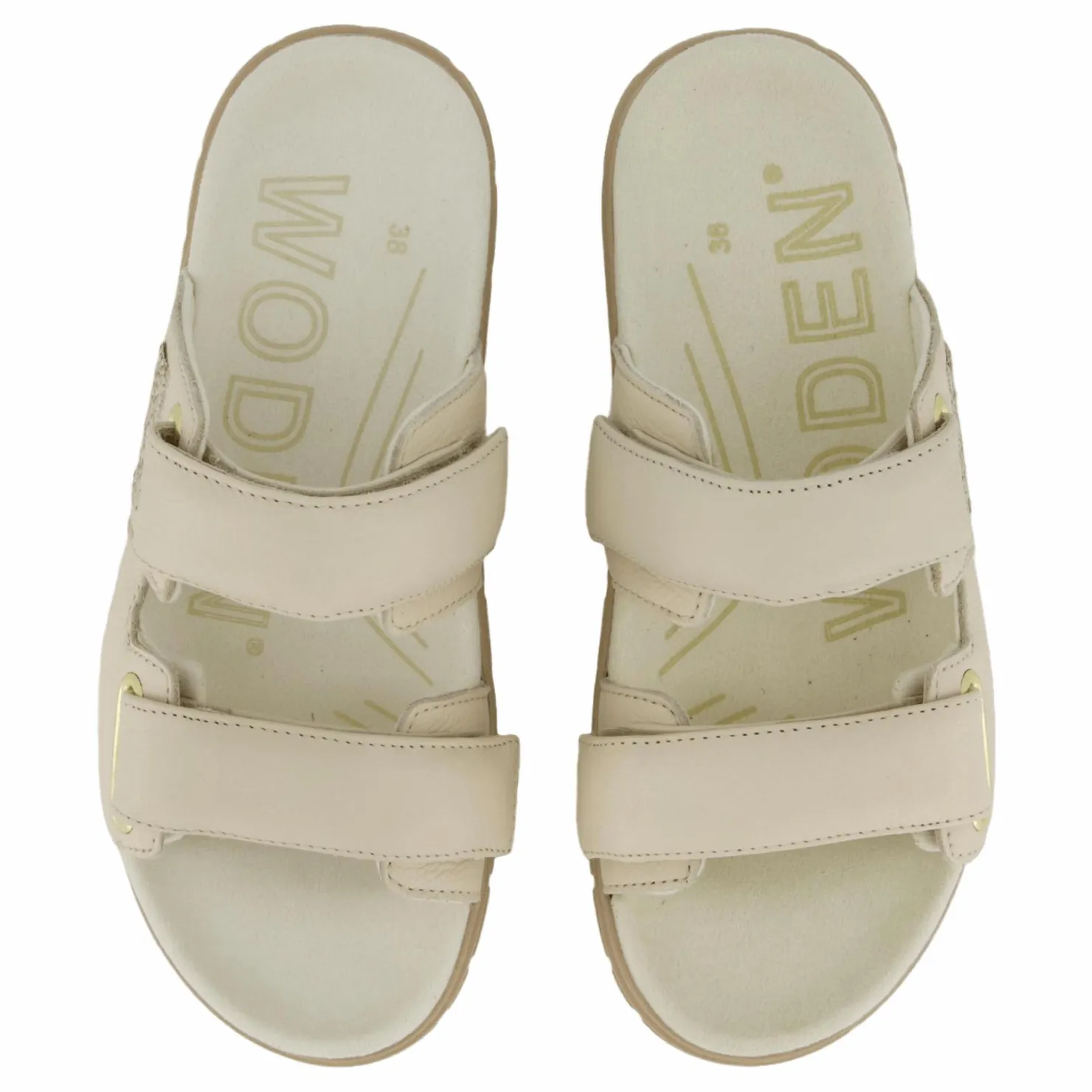 Woden Lisa Leather Ivory Beige Best