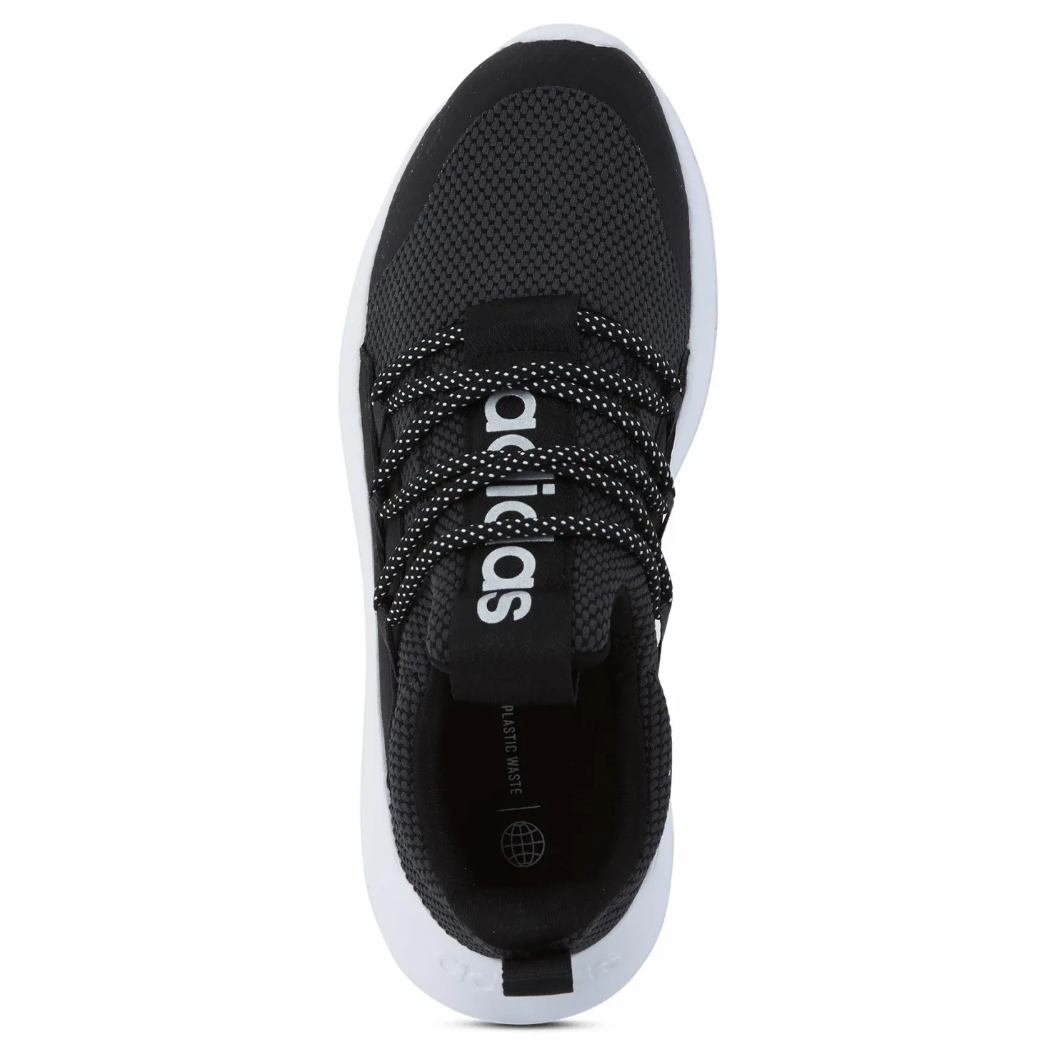 adidas Lite Racer Adapt 5.0 Slip-On Lace Shoes Core Black / Cloud White / Carbon Svart Outlet