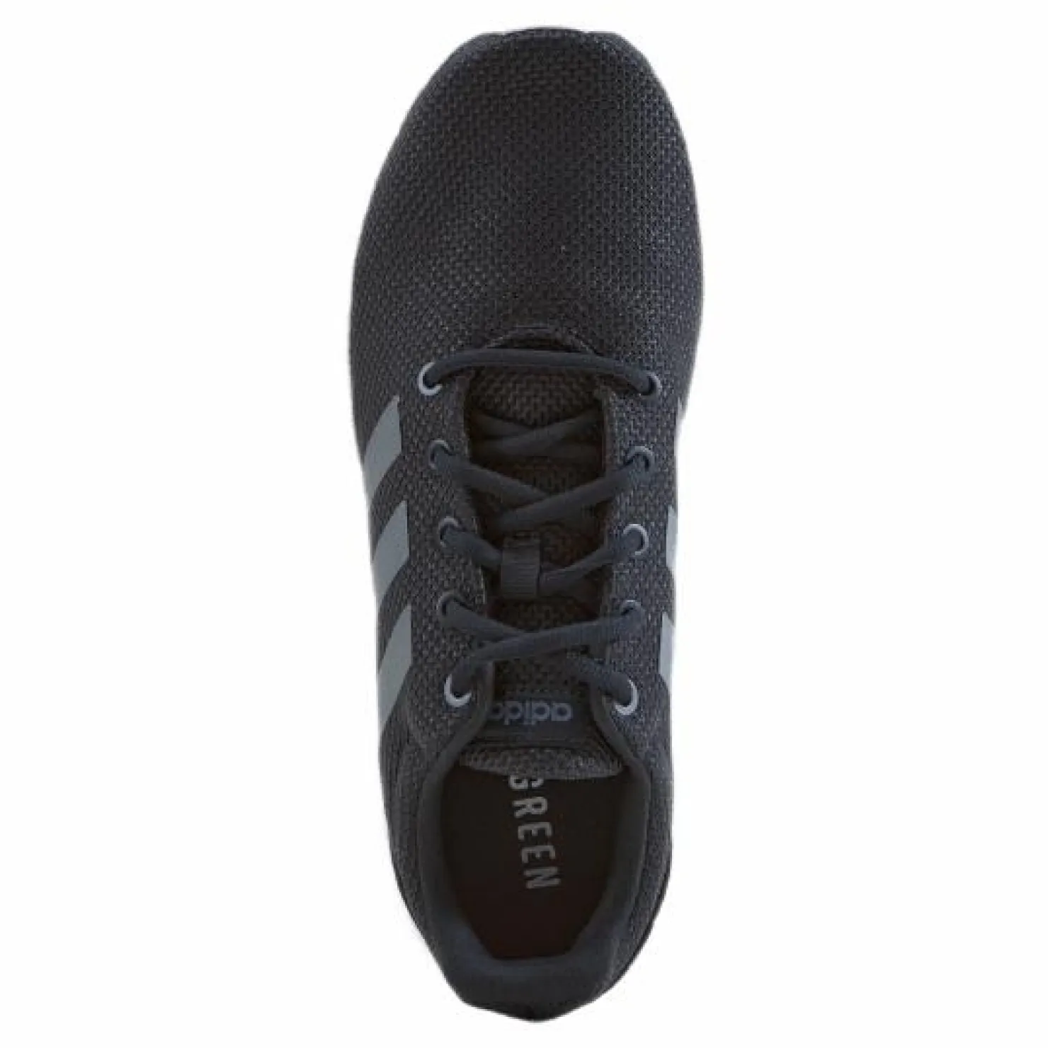 adidas LITE RACER CLN 2.0 SHOES Carbon / Iron Metallic / Core Black Svart Hot