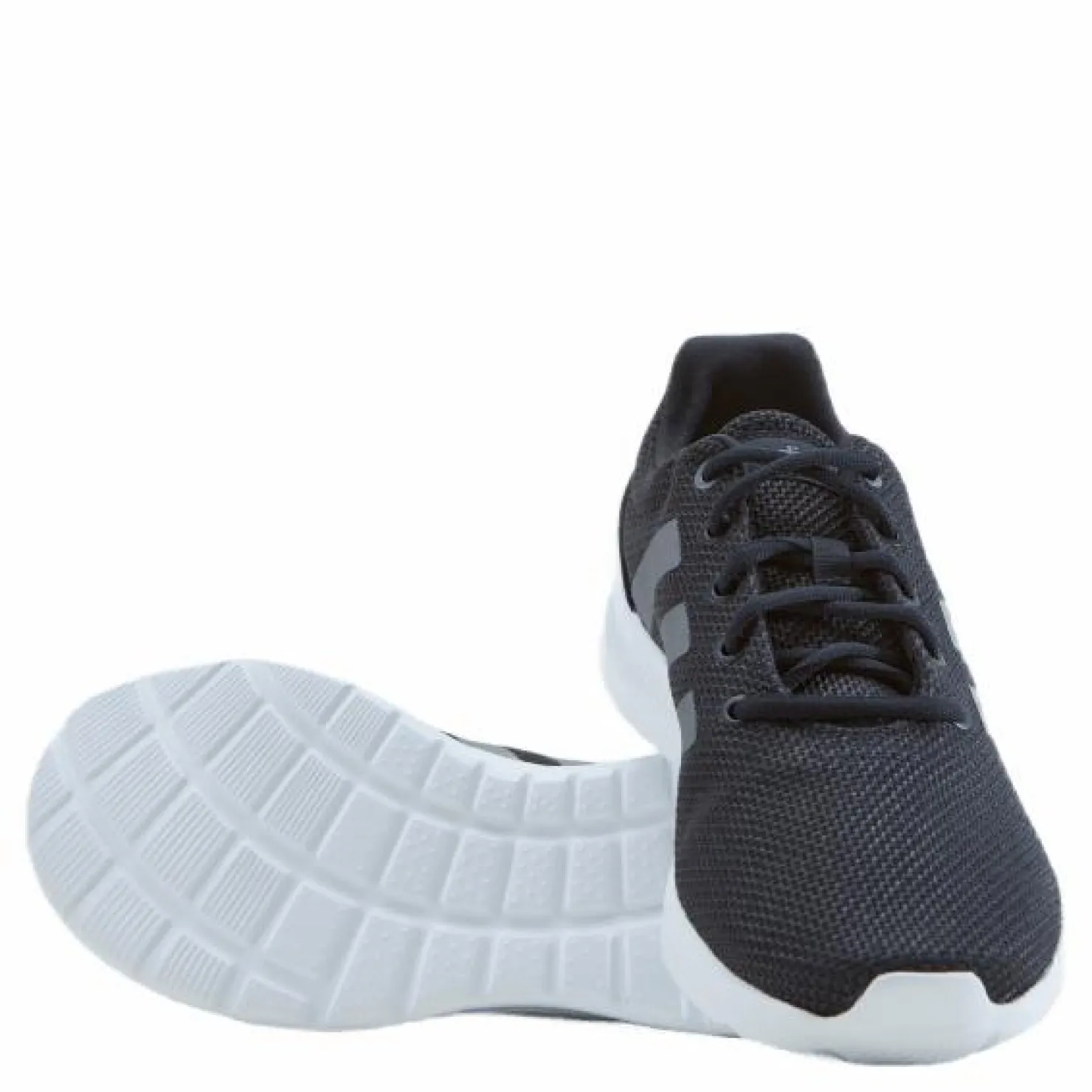 adidas LITE RACER CLN 2.0 SHOES Carbon / Iron Metallic / Core Black Svart Hot