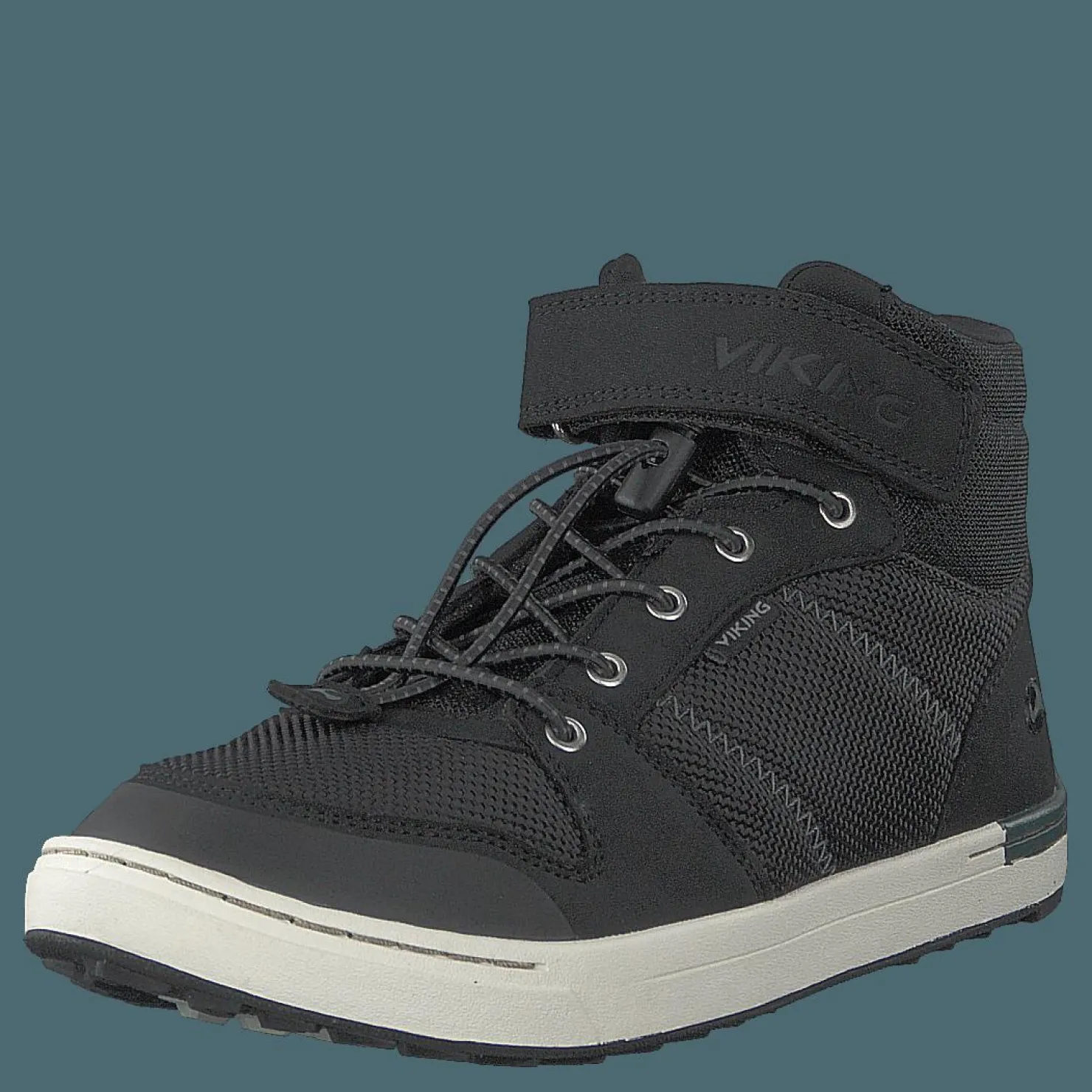 Viking Loren Mid Black/white Svart Hot