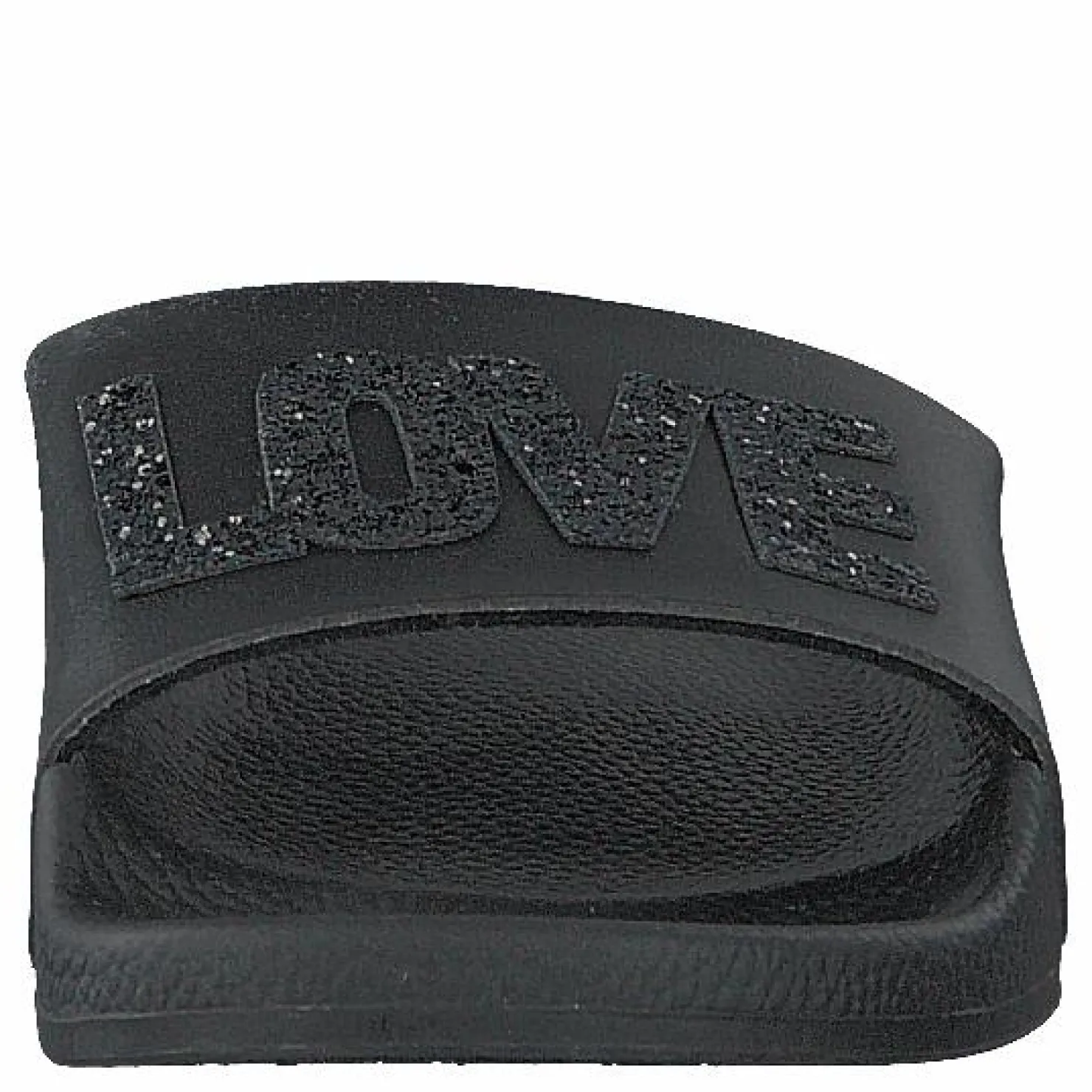 The White Brand Love Metallic Black Svart Outlet