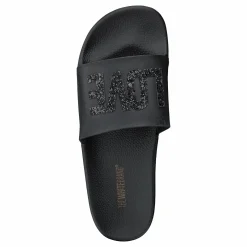 The White Brand Love Metallic Black Svart Outlet