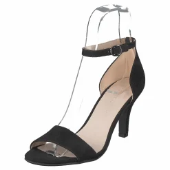Bianco Low Basic Sandal Black Svart Best