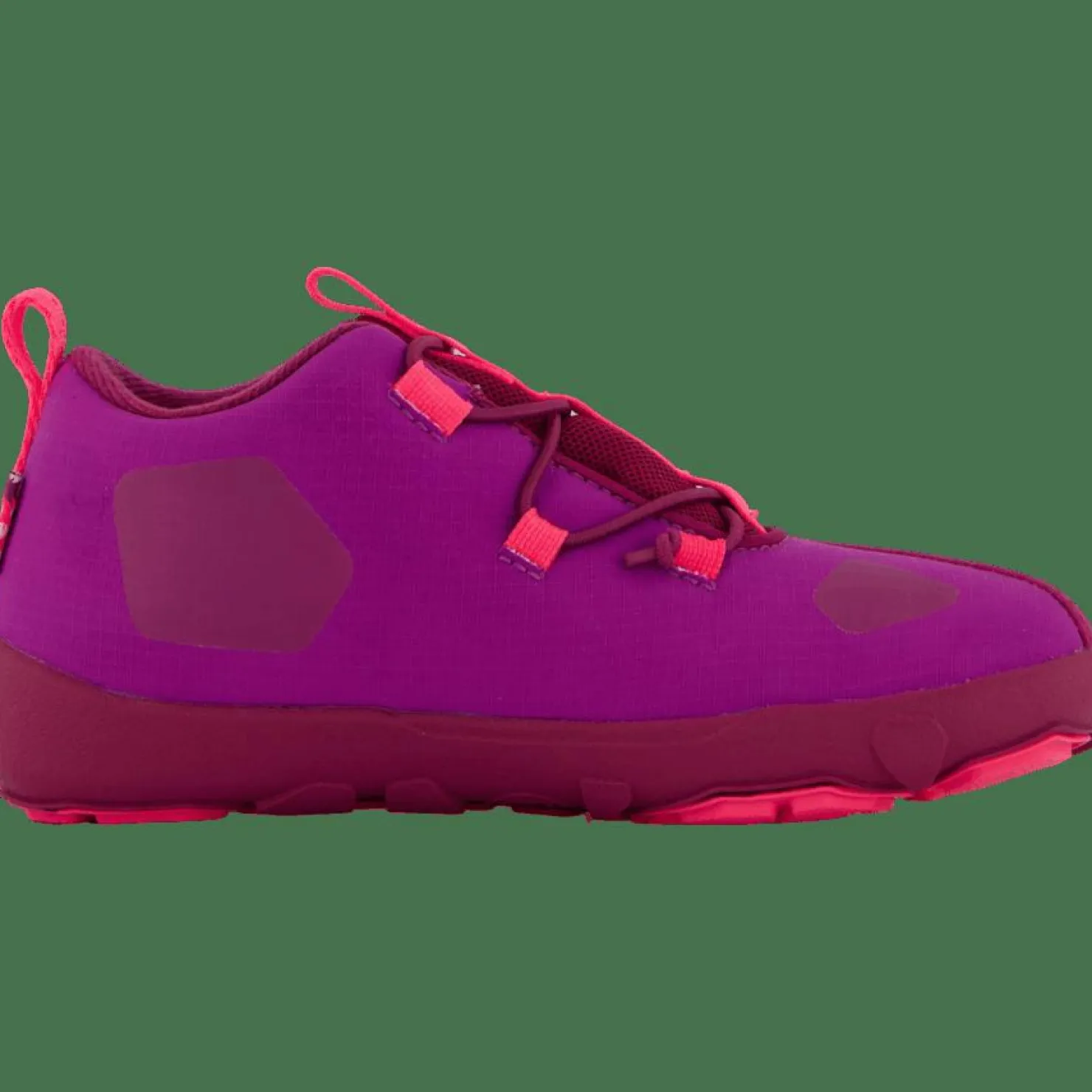 Affenzahn Low Boot Vegan Trail Flamingo Pink och Purple Outlet