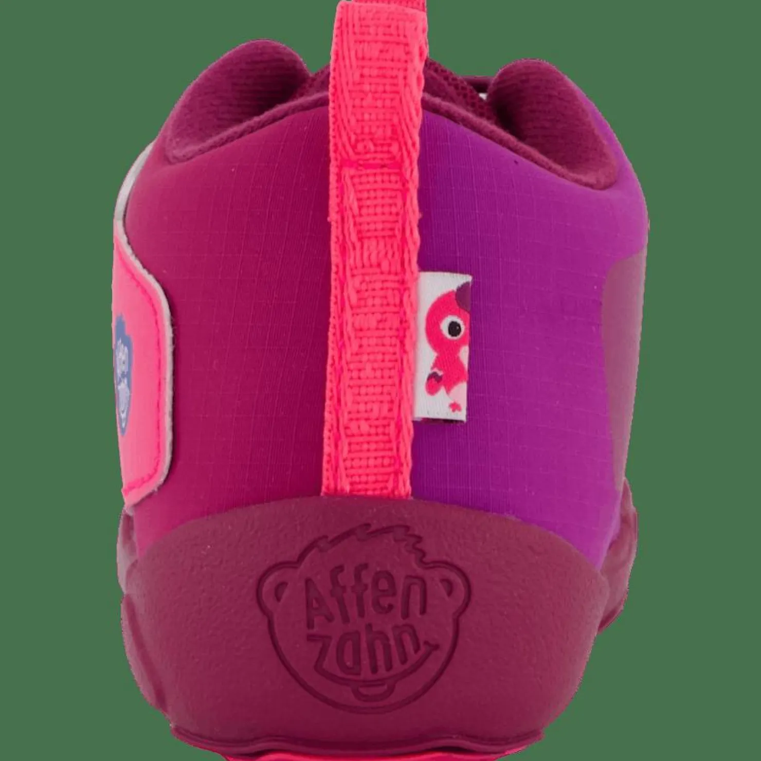 Affenzahn Low Boot Vegan Trail Flamingo Pink och Purple Outlet