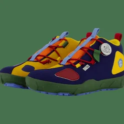 Affenzahn Low Boot Vegan Trail Paradise Bird Blue, Yellow och Multi color Clearance