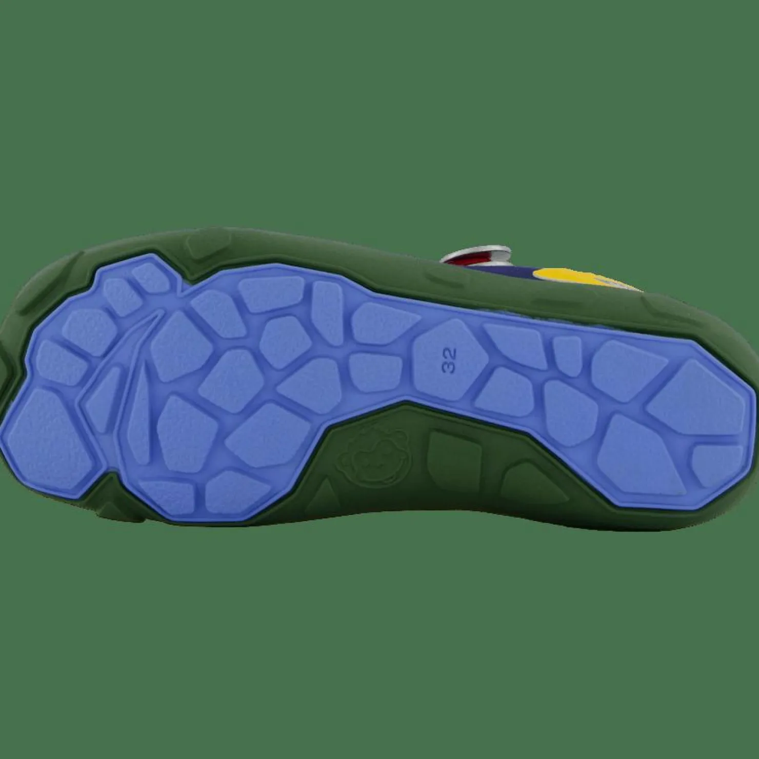 Affenzahn Low Boot Vegan Trail Paradise Bird Blue, Yellow och Multi color Clearance