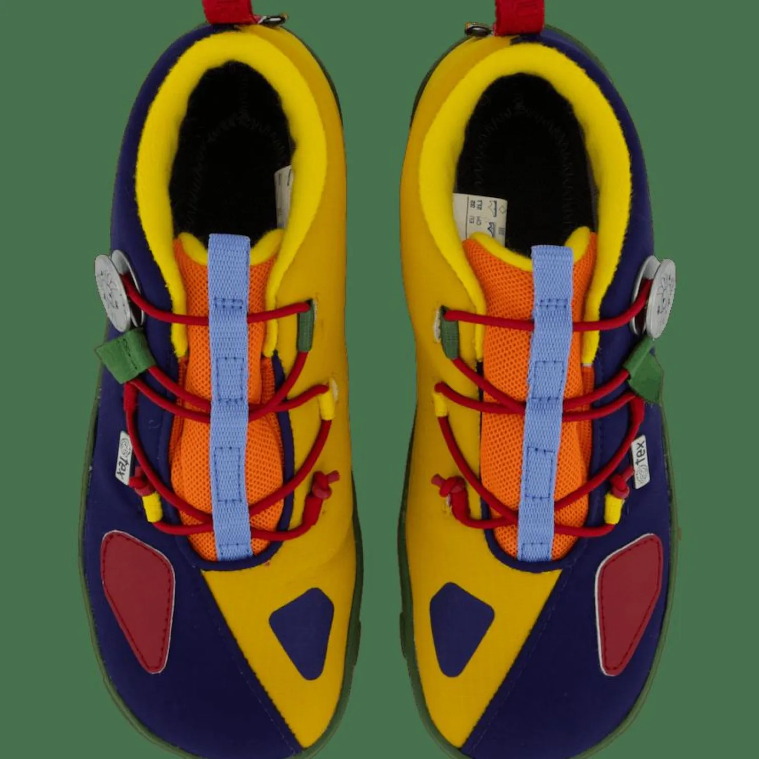 Affenzahn Low Boot Vegan Trail Paradise Bird Blue, Yellow och Multi color Clearance
