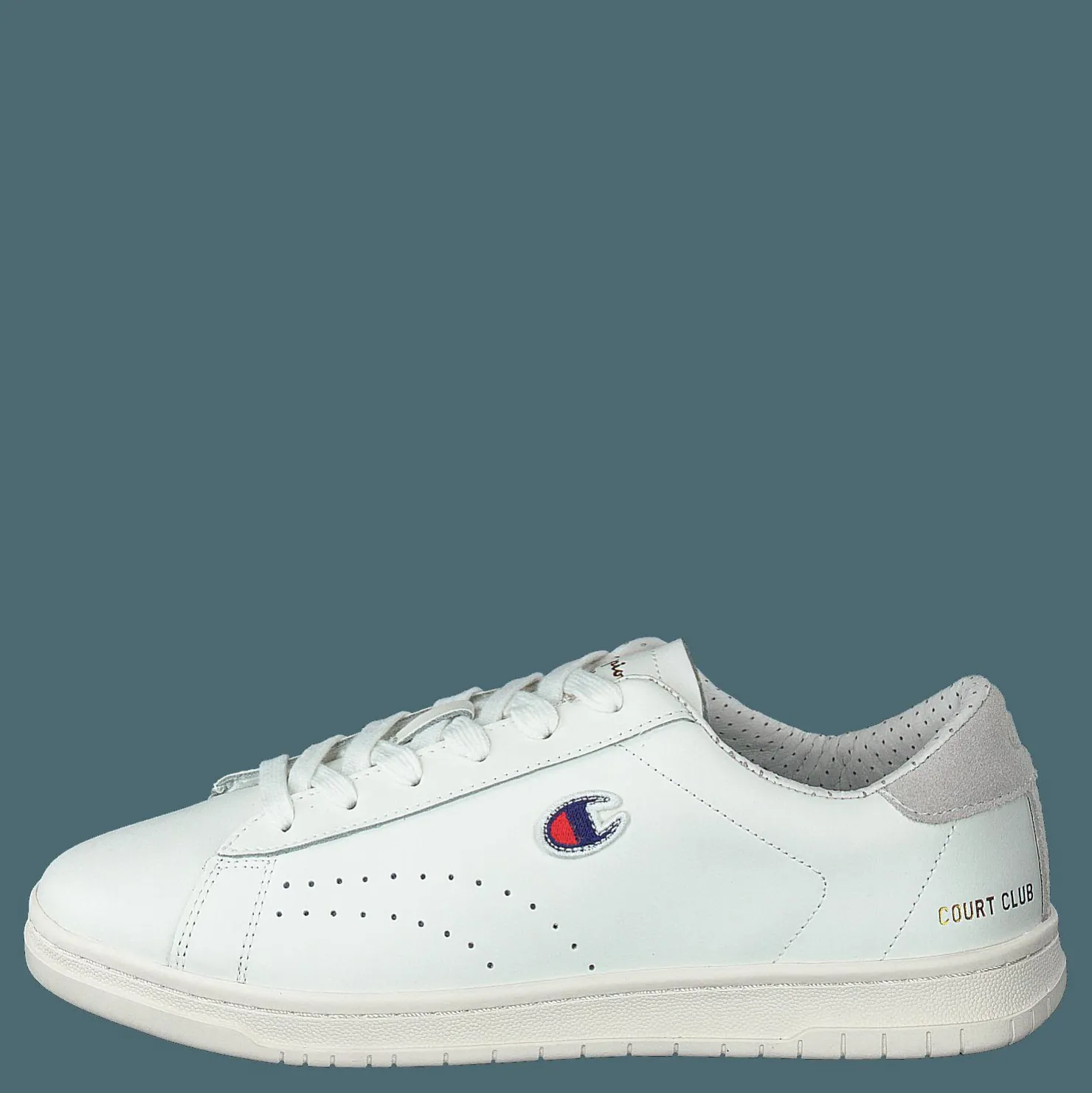 Champion Low Cut Shoe Court Club Patch Ww001 Vit