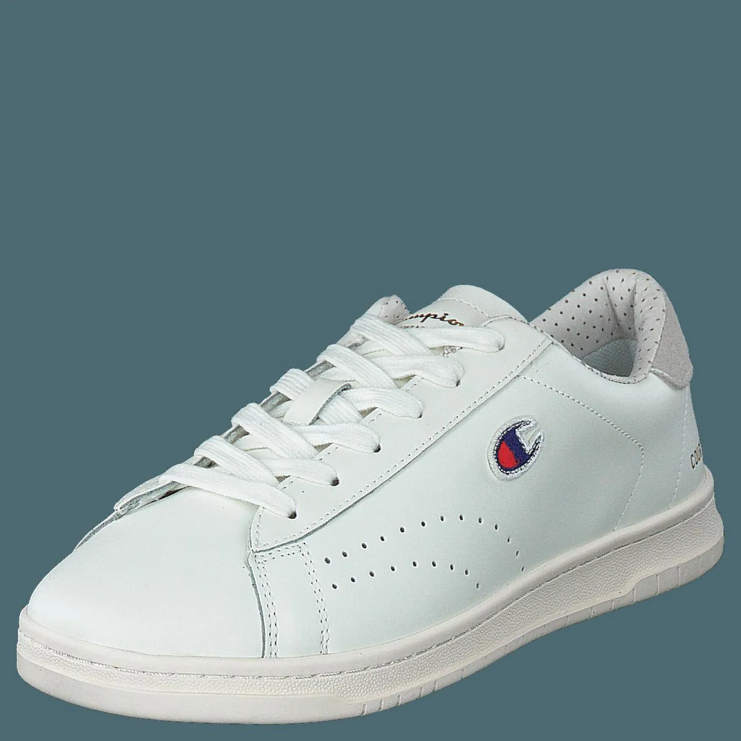 Champion Low Cut Shoe Court Club Patch Ww001 Vit