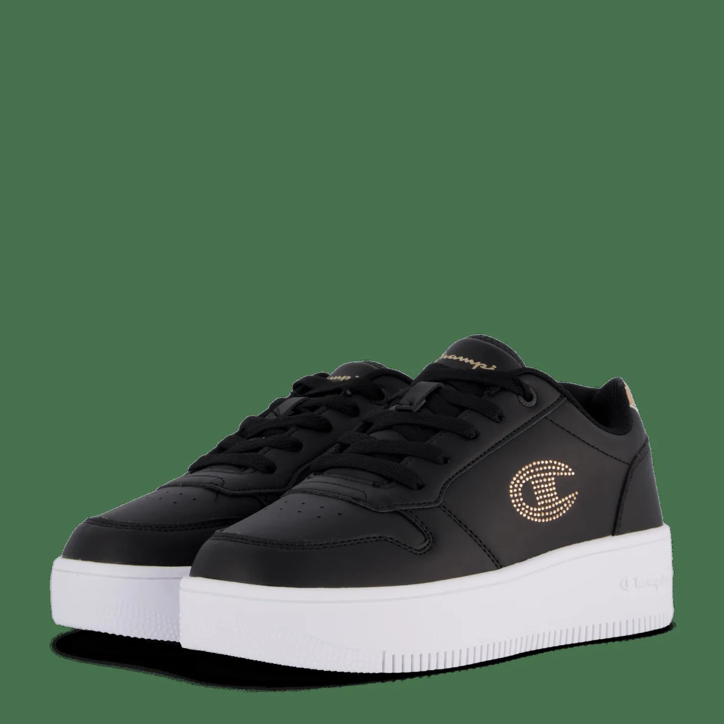 Champion Low Cut Shoe Rebound Plat Meta Black Beauty Svart Best